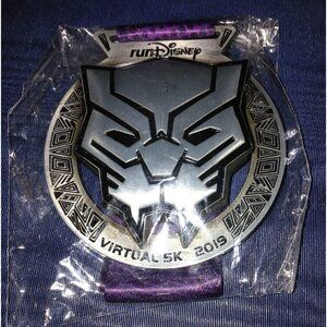 Marvel RunDisney Virtual 5K 2019 Black Panther Medal